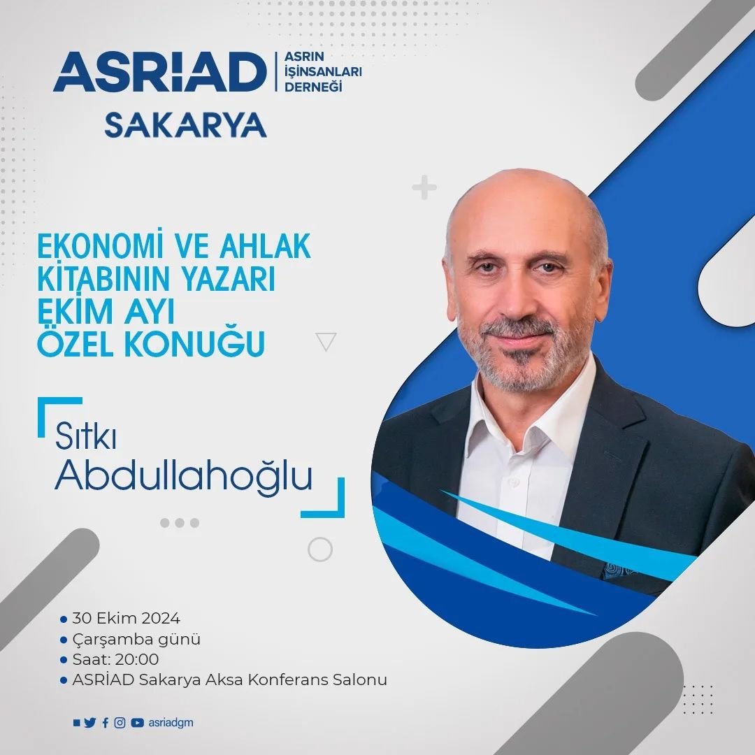 ASRİAD ÖZEL Ekim etkinliğinde Sayın Sıtkı Abdullahoğlu iş dünyası tecrübelerini paylaştı, networking ve iş birliği fırsatları üyelerle buluştu.