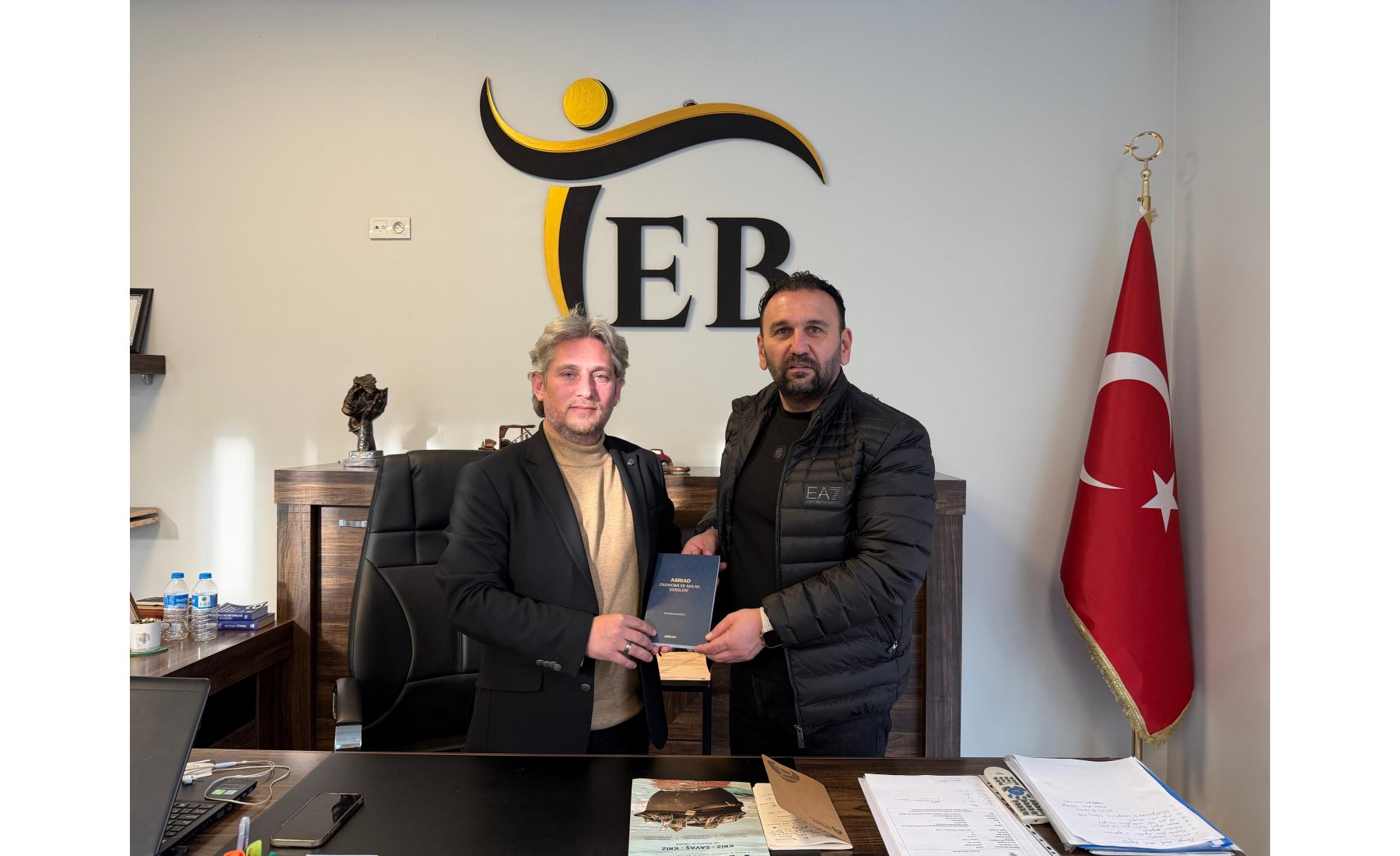 TEB OKULLARI Müdürü Erkan Şeni makamında ziyaret