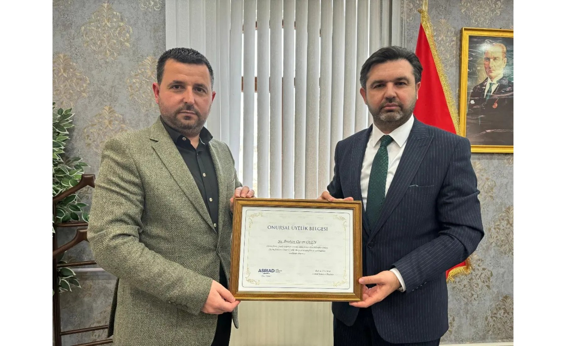 Başkanımız Sayın, Rıdvan Ulusal ve Yönetim Kurulu Üyelerimiz ile Birlikte Pamukova Belediye Başkanı Sayın, Güven Övün’e makamında teşekkür ziyareti gerçekl